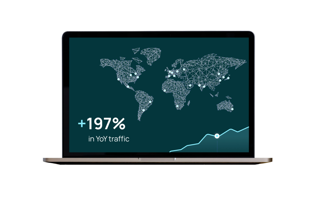 Laptop with displaying opportunities from SEO training. 