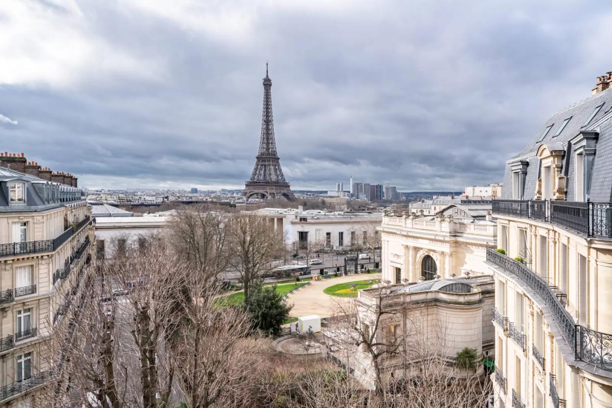 Appartement vue Trocadéro et Tour Eiffel