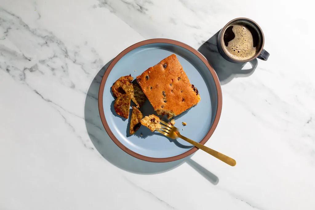 Almond Strawberry Protein Scone and Turkey Patties