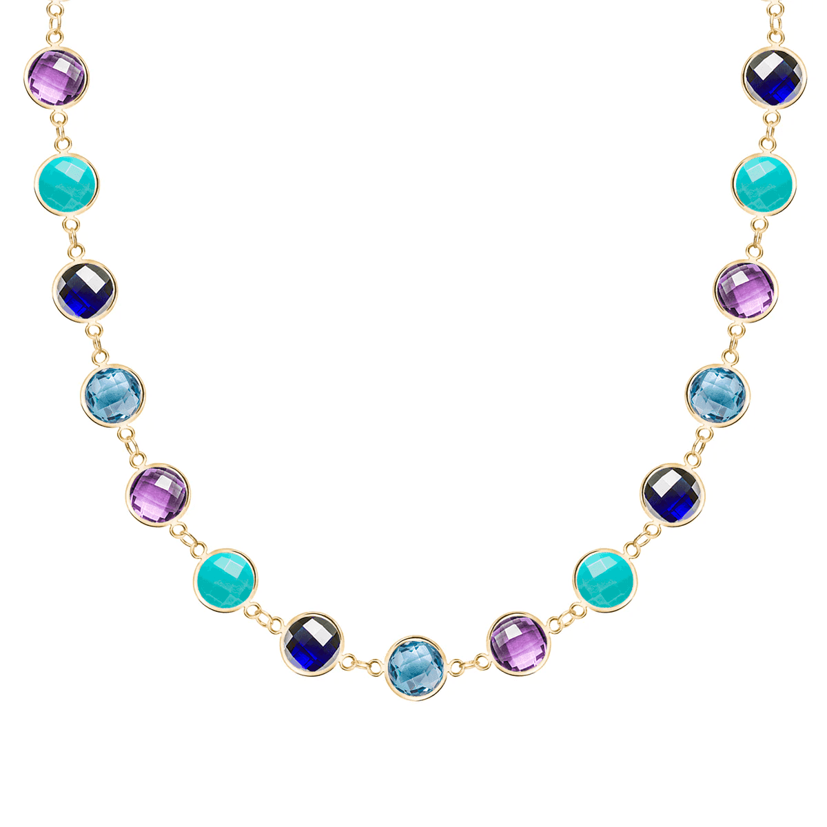 Newport Grand Marbella Necklace in 14k Gold