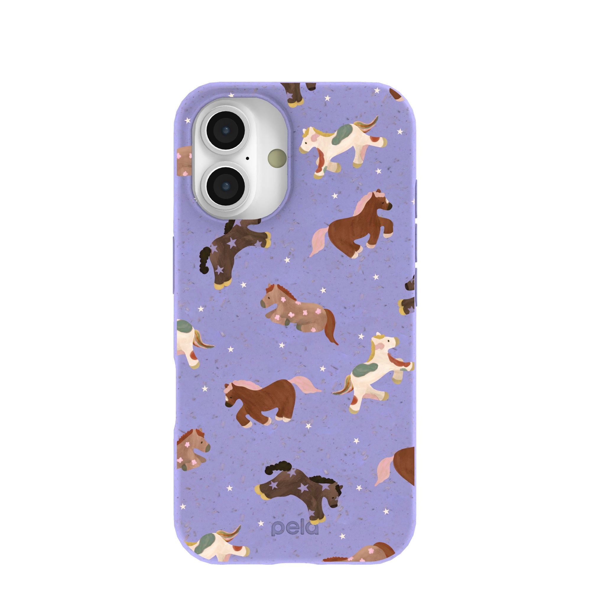 Lavender Pastel Ponies iPhone 16 Case
