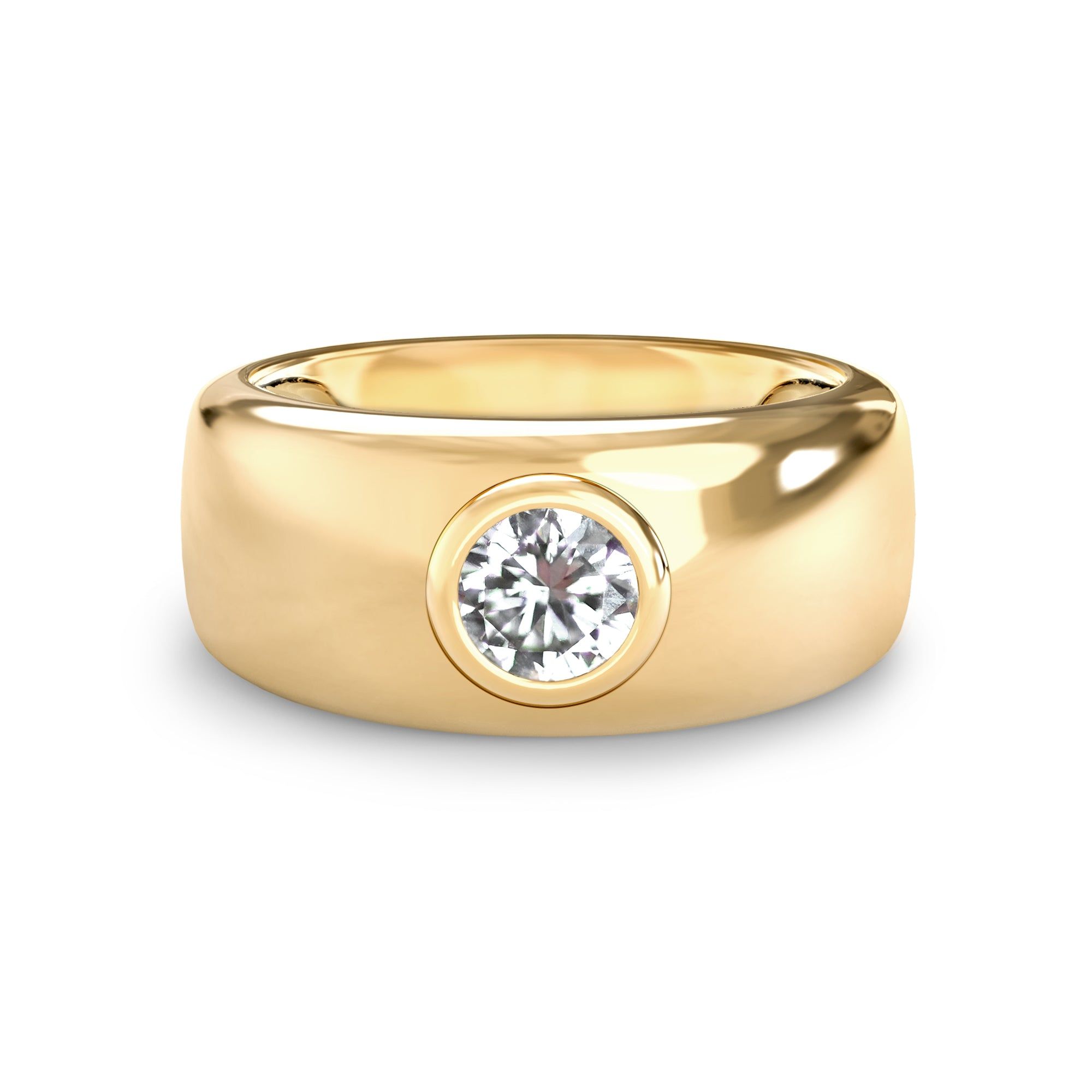 Jamestown Birthstone Band Ring in 14k Gold