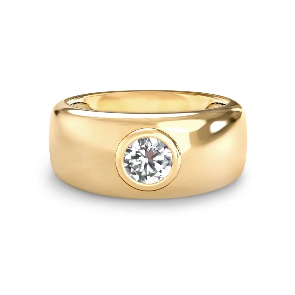 Jamestown Birthstone Band Ring in 14k Gold