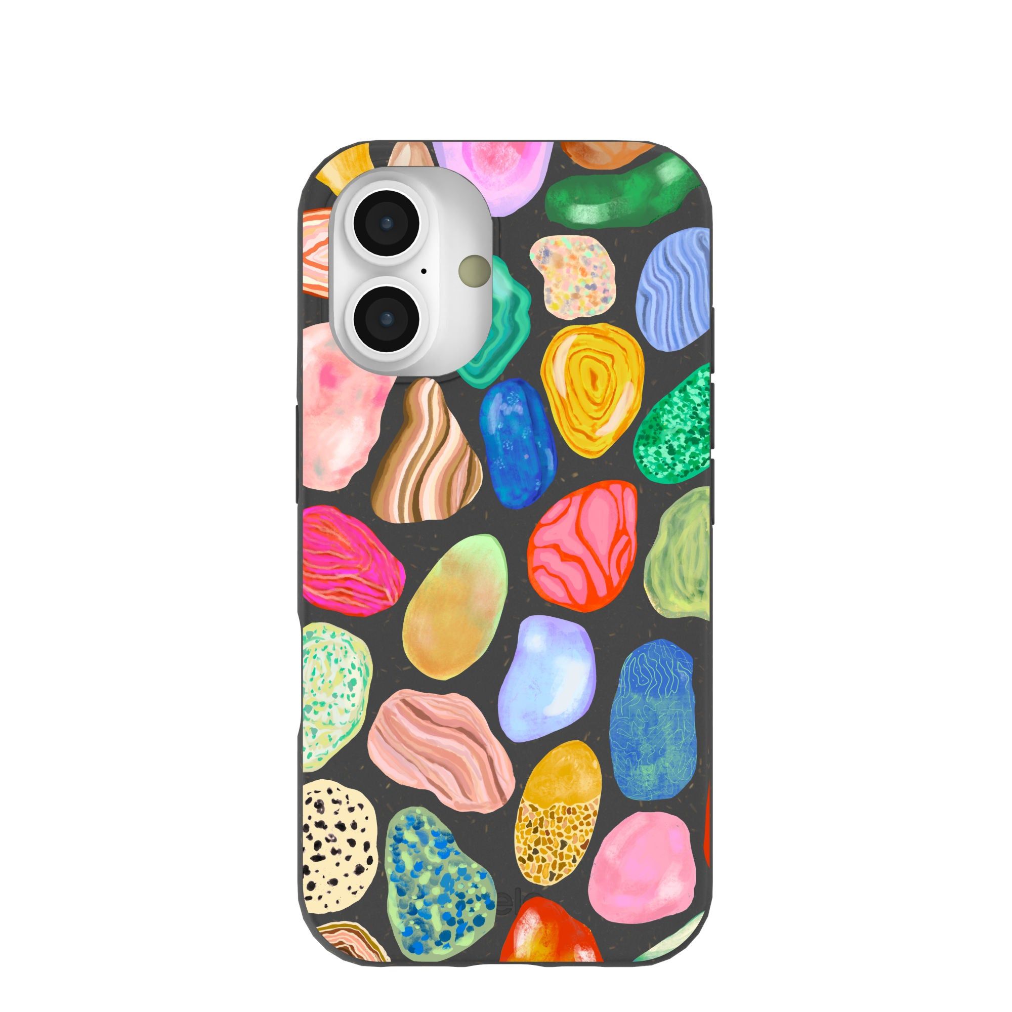 Black Terra Gems iPhone 16 Case
