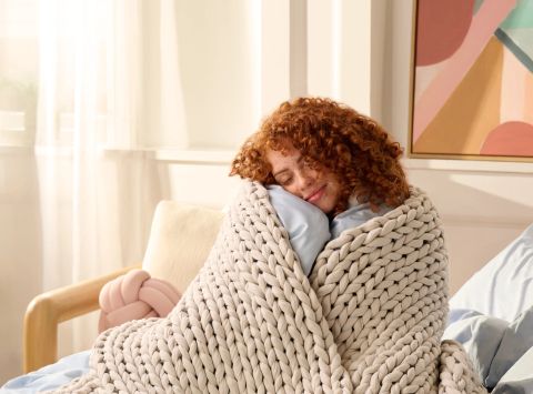 The Weighted Blanket That Actually Lives Up to the Hype: An Honest Bearaby Cotton Napper Review
