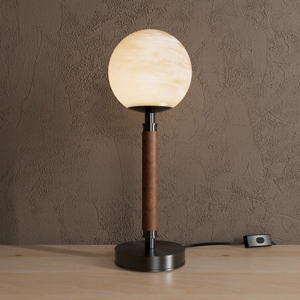 Arlington Alabaster Globe Table Lamp