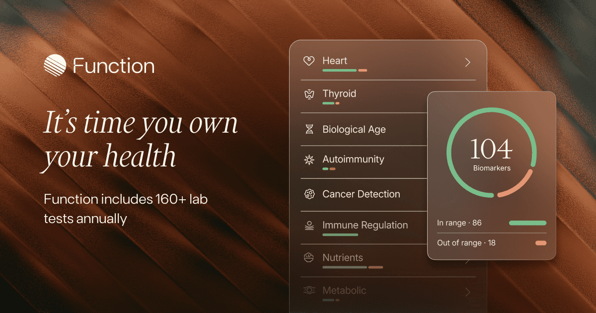 We Ran 160 Lab Tests Without a Doctor's Visit — An Honest Function Health Review