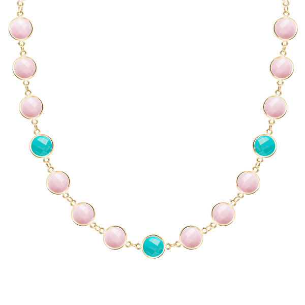 Newport Grand Palm Beach Necklace in 14k Gold