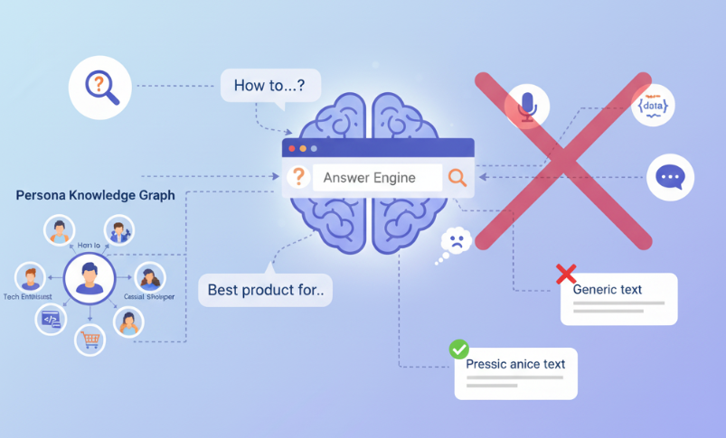 Why Search is becoming persona-aware? New Age of AI SEO is around context and long tail  RE-search