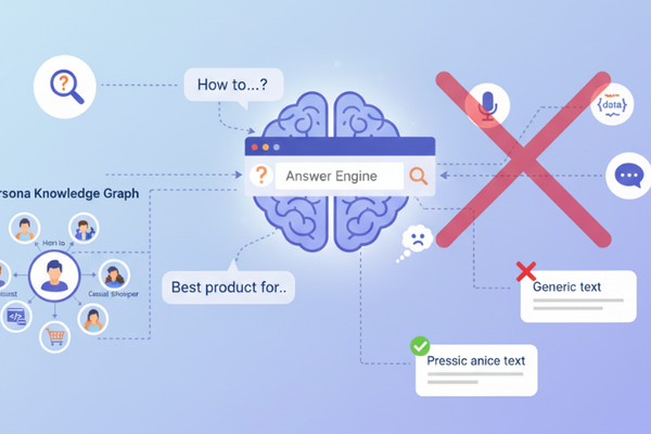 Why Search is becoming persona-aware? New Age of AI SEO is around context and long tail  RE-search