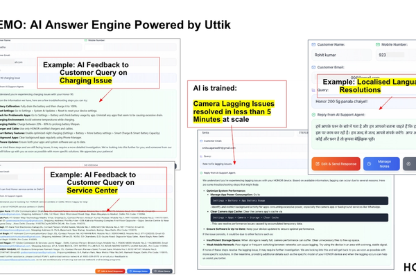 How HONOR INDIA Transformed Customer Support and Brand Reputation with Uttik's AI Answer Engine