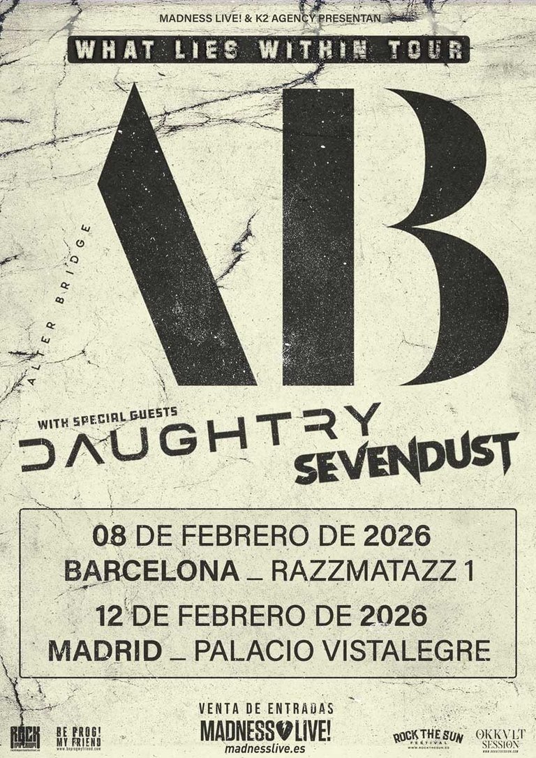 Alter Bridge + Daughtry + Sevendust