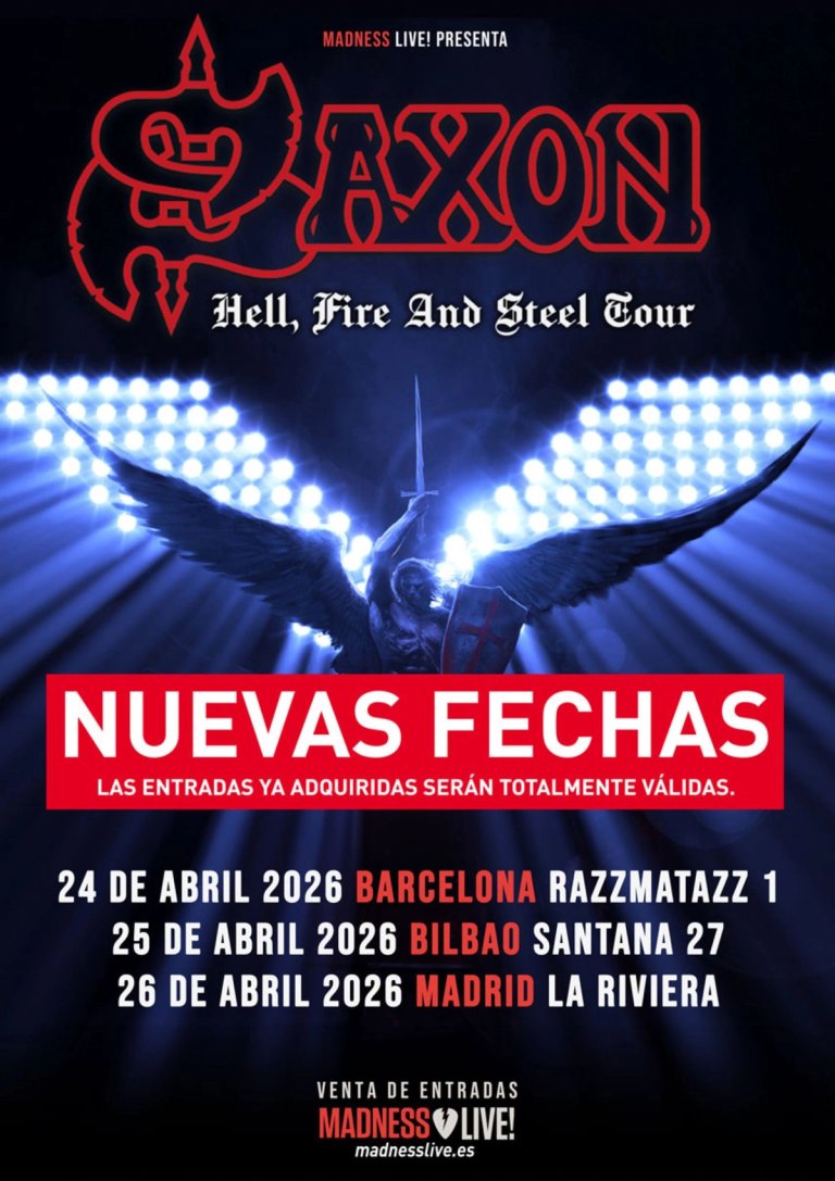 Saxon - Hell, Fire And Steel Tour