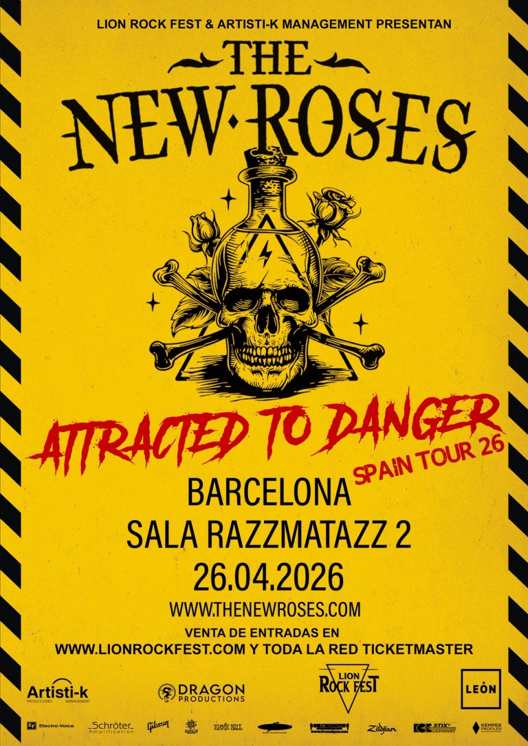 The New Roses - Attracted To Danger Spain Tour 2026