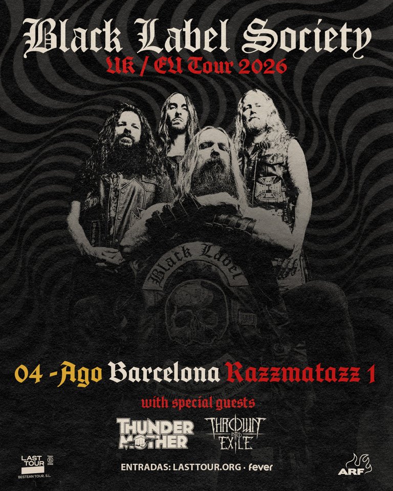 Black Label Society UK / EU TOUR 2026