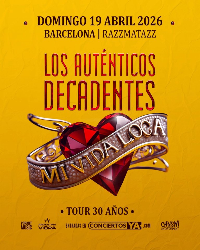 Los Autenticos Decadentes - Tour 30 Años Mi Vida Loca