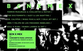 Bcn X Mex- Concierto Para Apoyar A Las Víctimas Del Terremoto De México