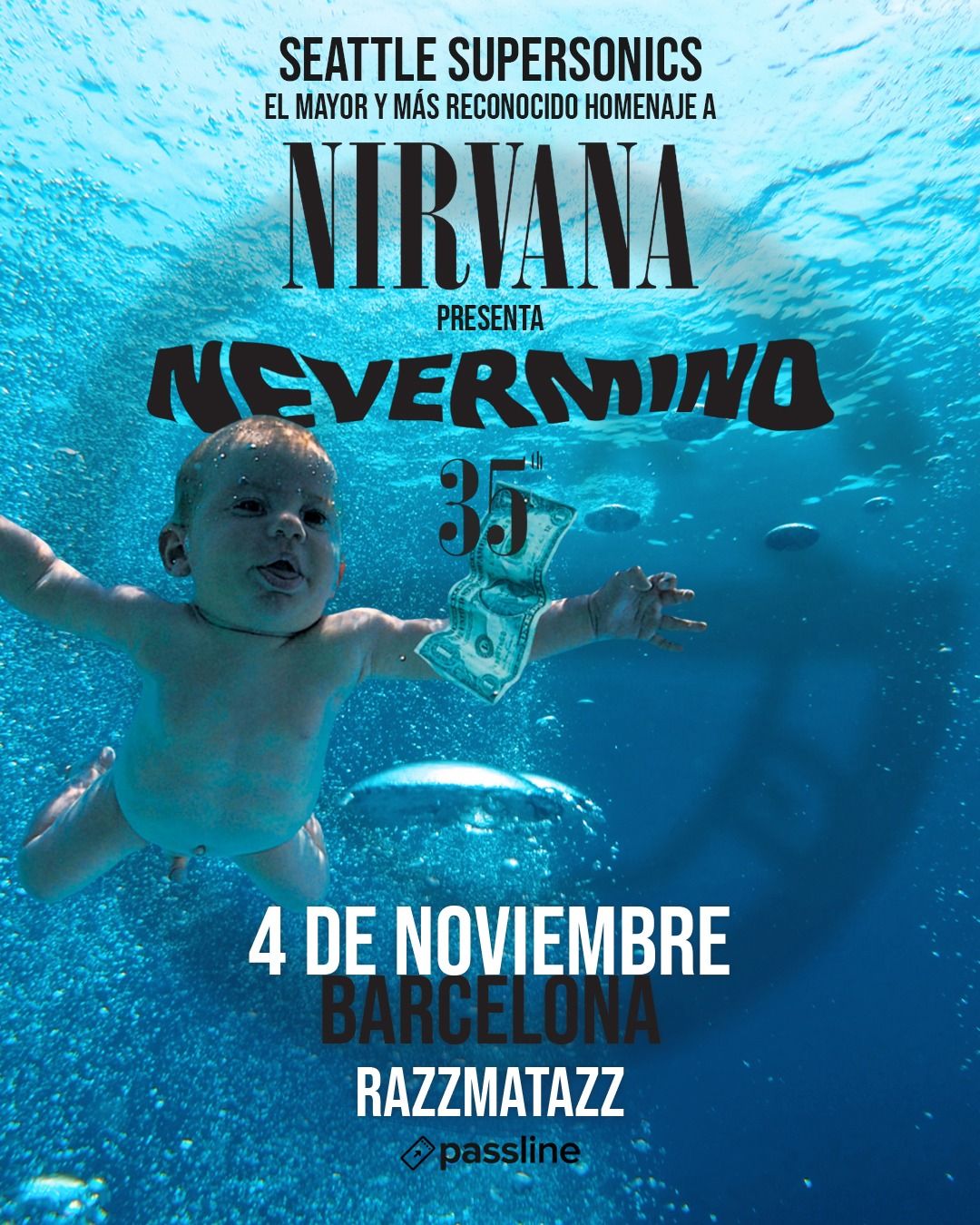 NEVERMIND 35° ANIVERSARIO - Seattle Supersonics