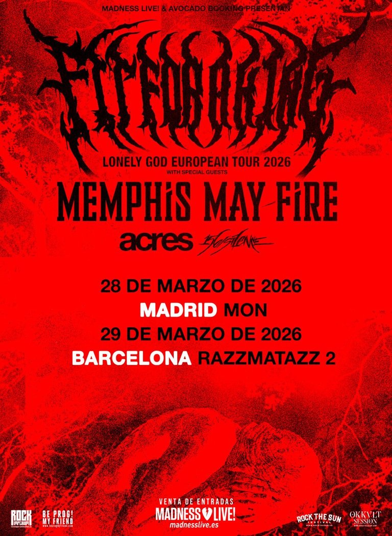 Fit For A King + Memphis May Fire + Acres + 156/Silence
