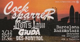 Cock Sparrer + Lion's Law + Guida + Des-kontrol