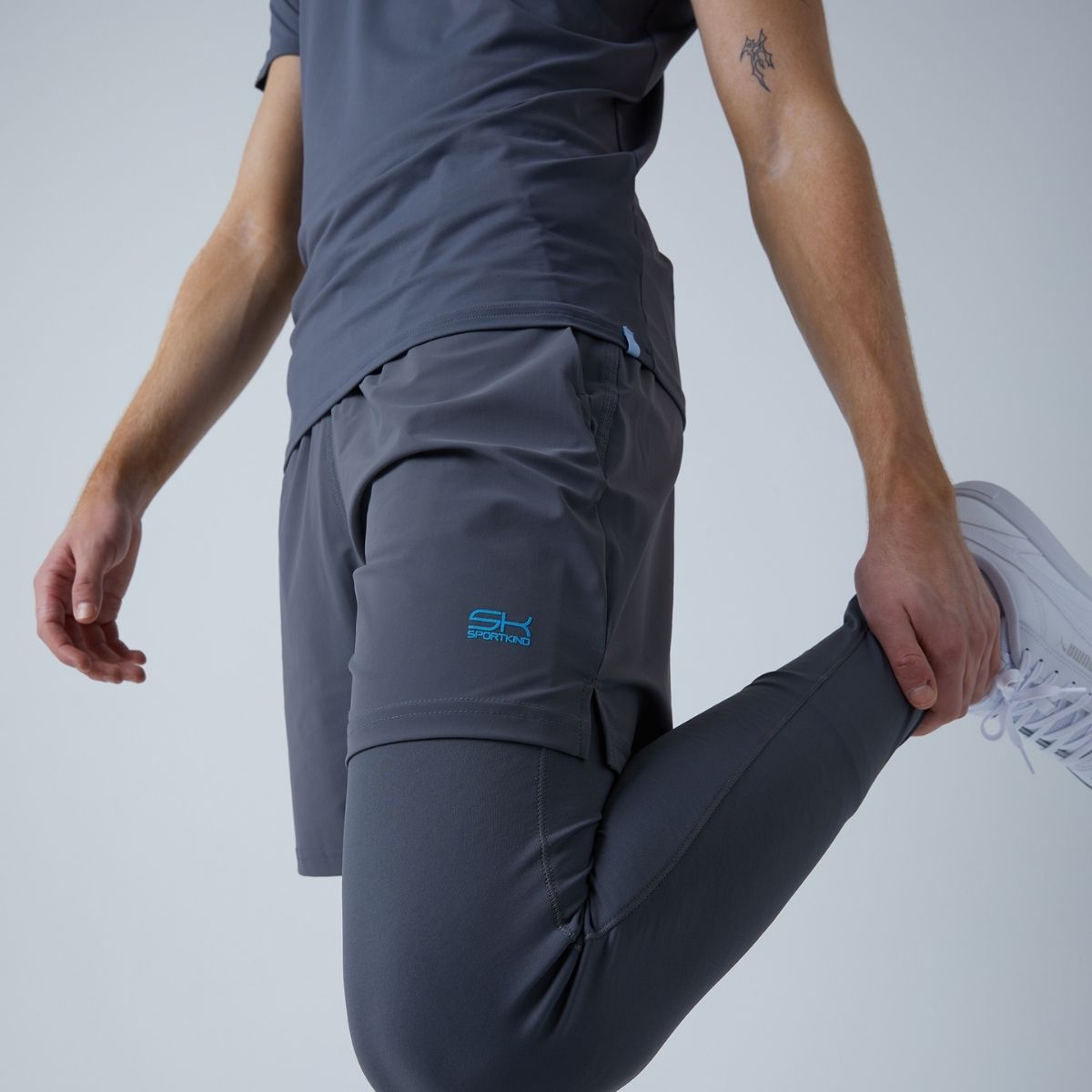 2-in-1 Shorts mit Leggings Herren