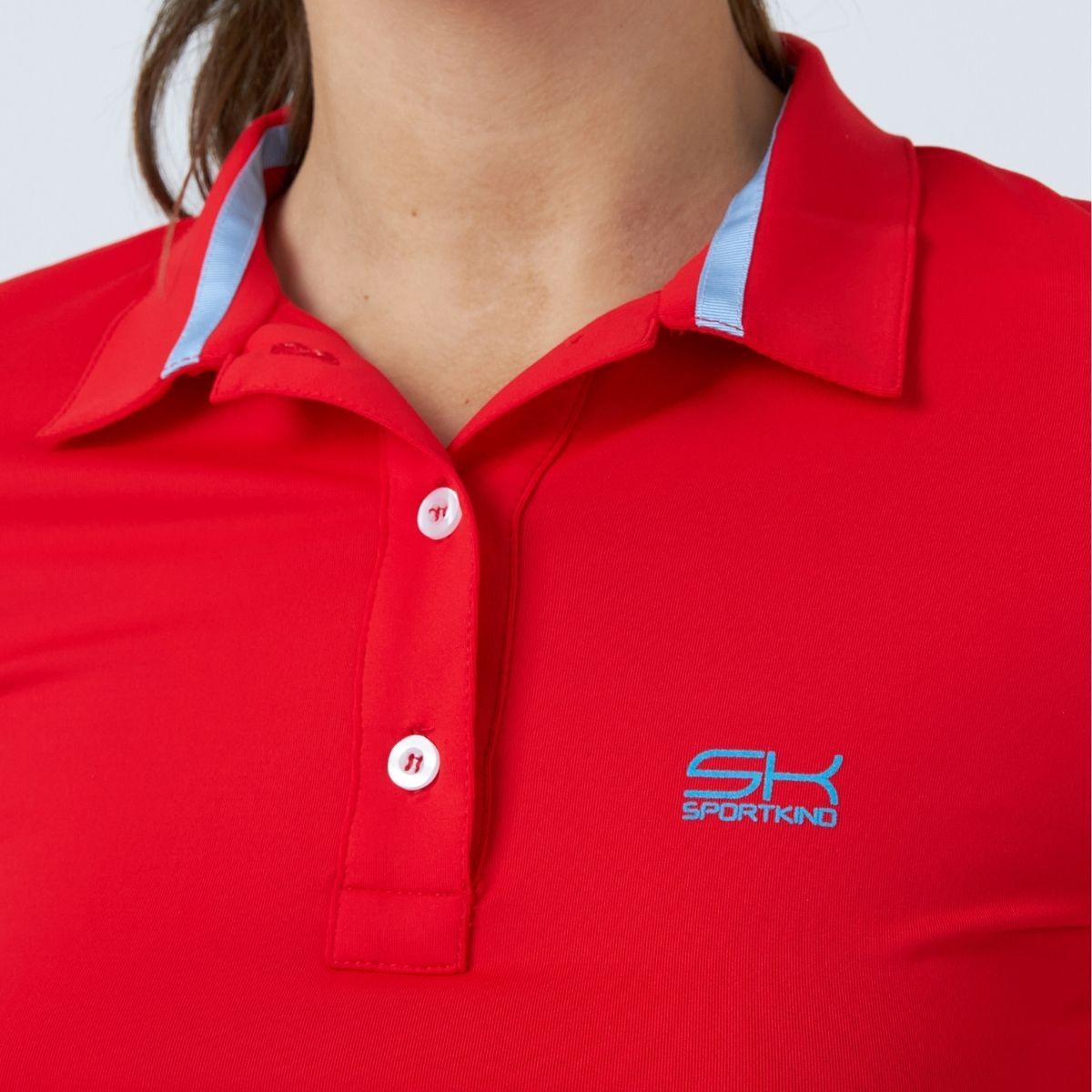 Langarm Tennis Poloshirt Damen & Mädchen