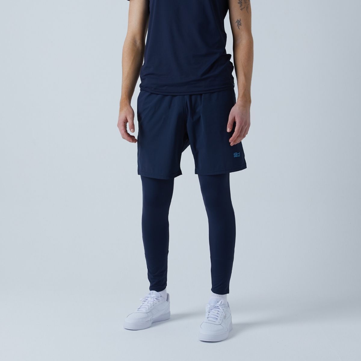 2-in-1 Shorts mit Leggings Herren