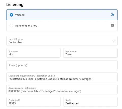 Packstation Beispielbild