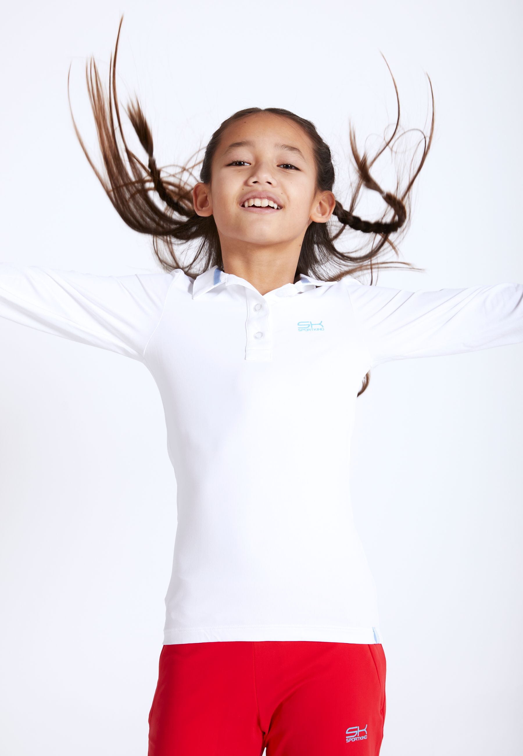 Fille en polo de tennis manches longues de SPORTKIND