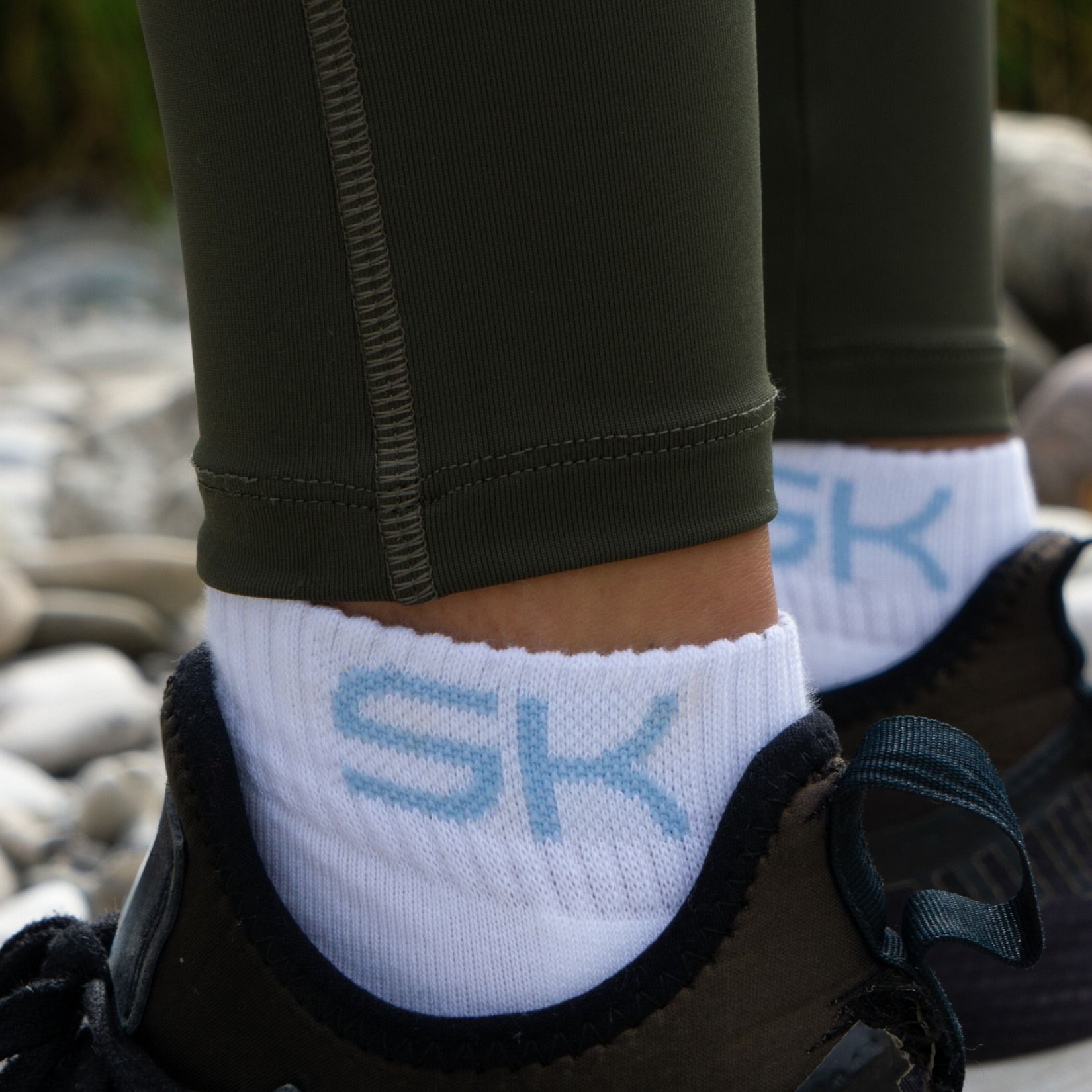 chaussettes courtes SPORTKIND en blanc