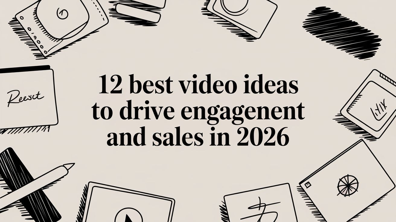 Drive Ideas 12 Best Video Ideas to Drive Engagement and Sales in 2026 | Proom
