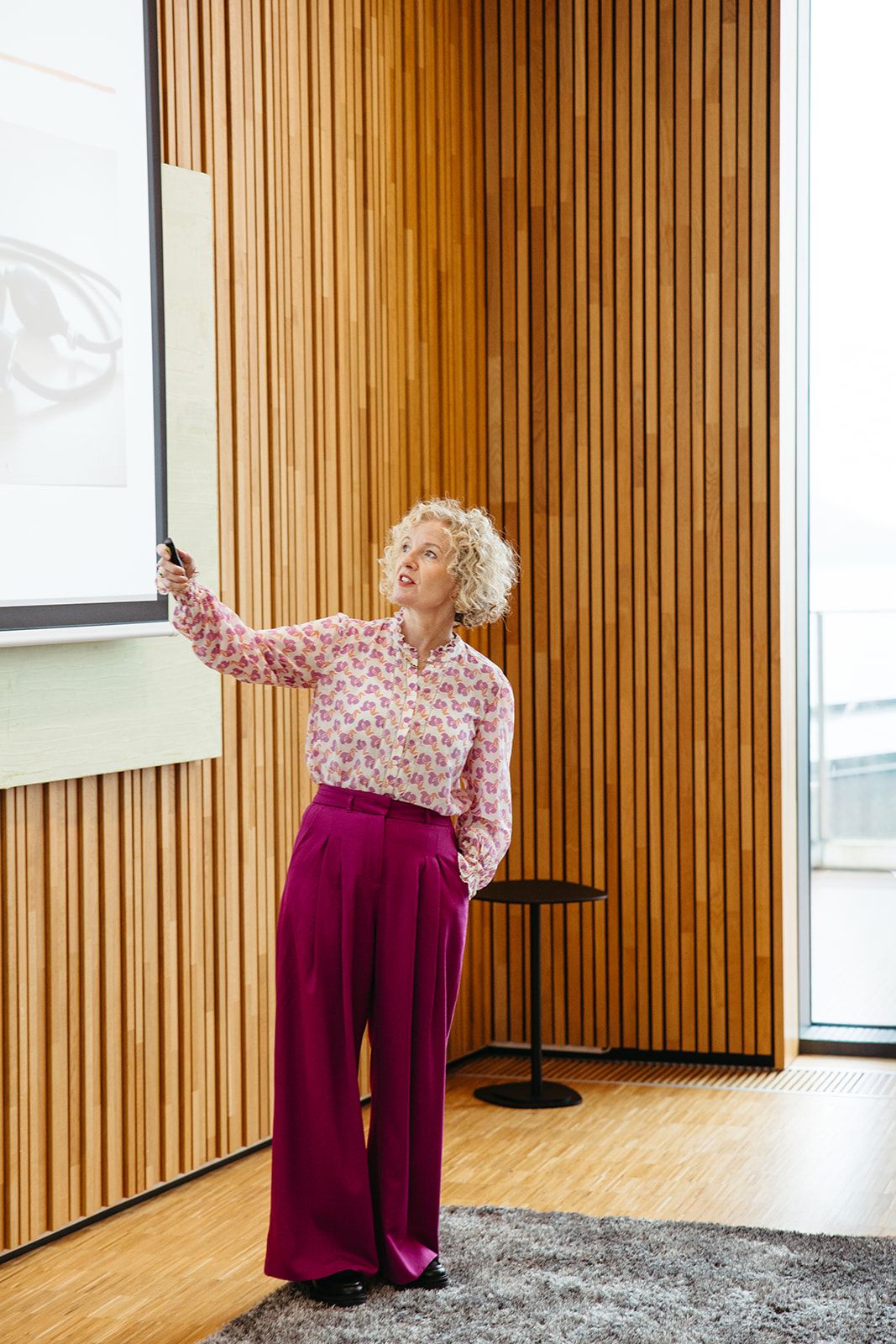 Bilde av Sarah Cartwright under kurs.