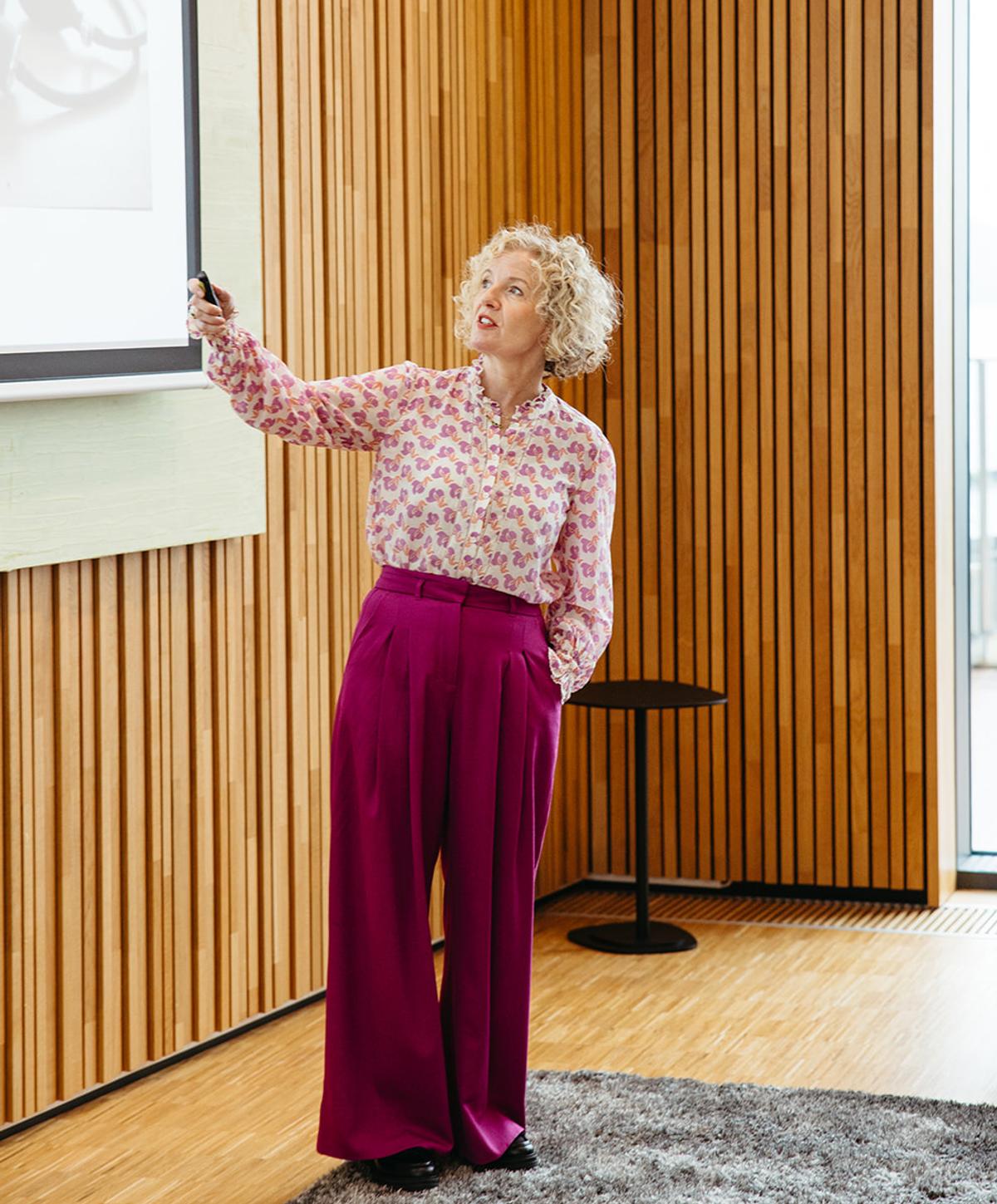 Bilde av Sarah Cartwright under kurs.