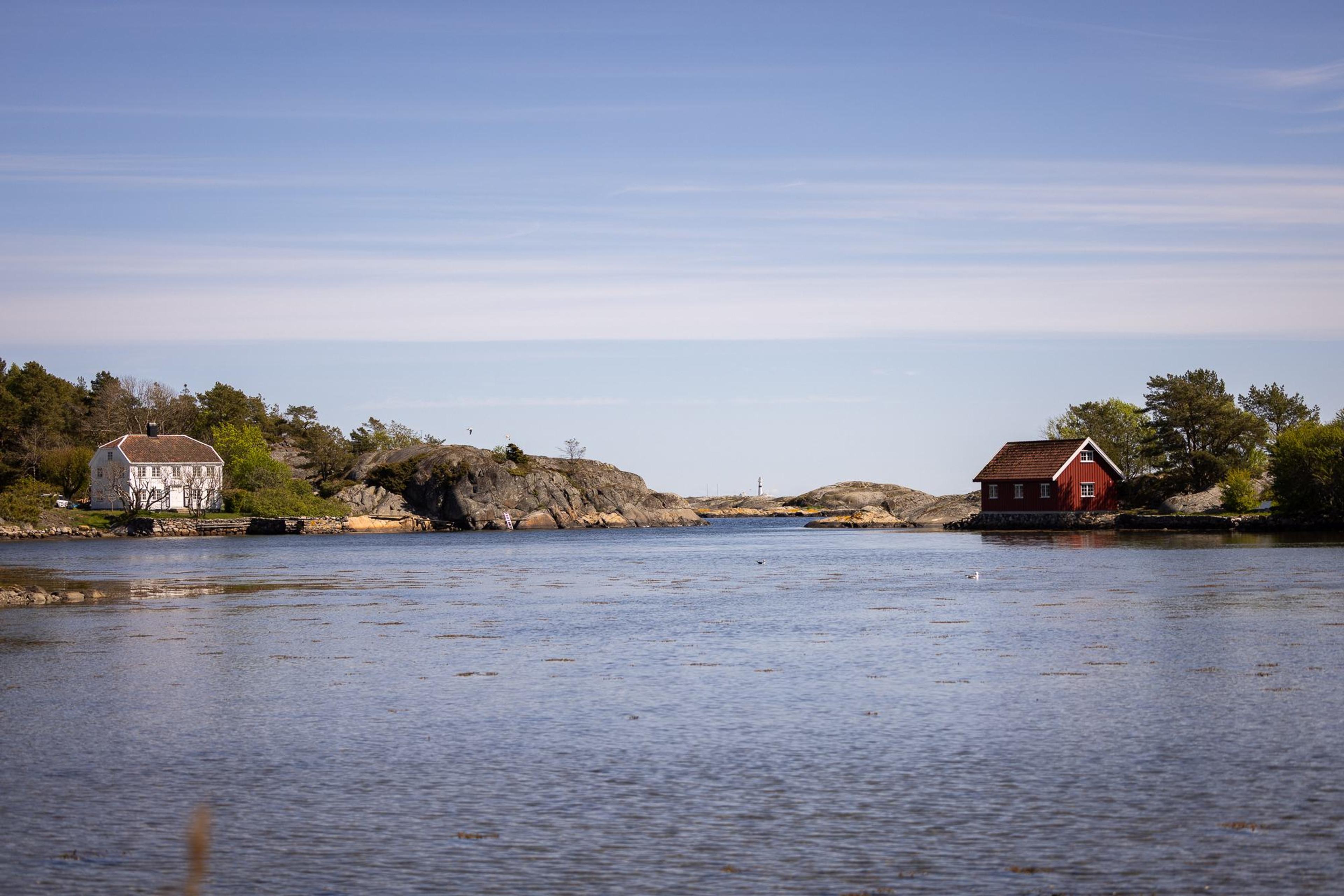 Skjærgårdsbilde fra Sør-Norge