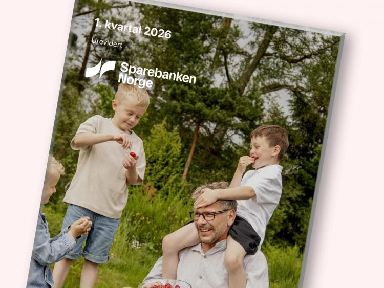 Illustrasjon av forsiden på en kvartalsrapport