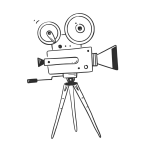 My Music Machine Videos - Old tripod video camera