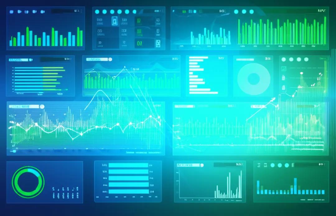 Music SEO analytics dashboard showing performance metrics and growth trends