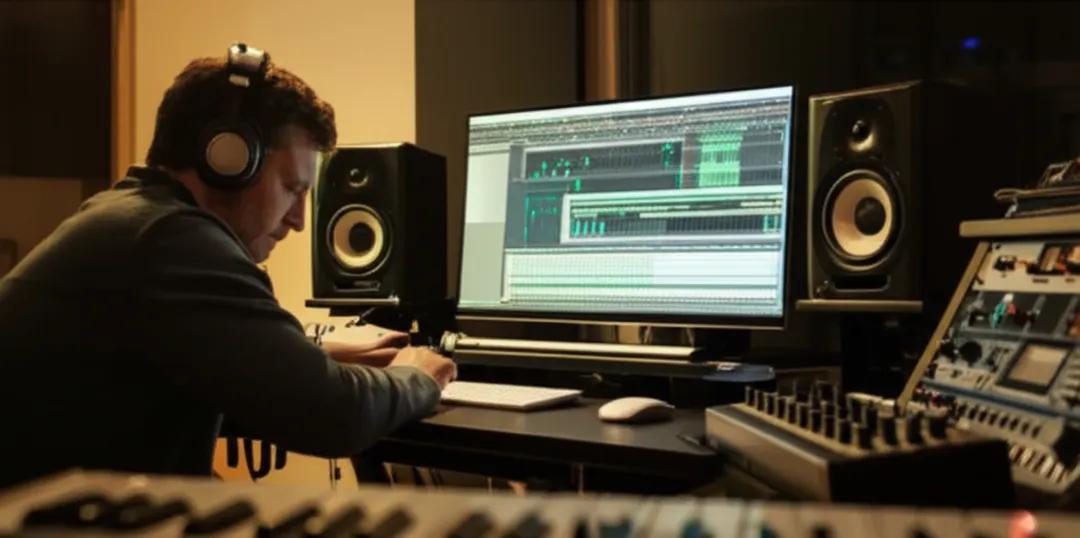Music producer experiencing ear fatigue while mixing in home studio
