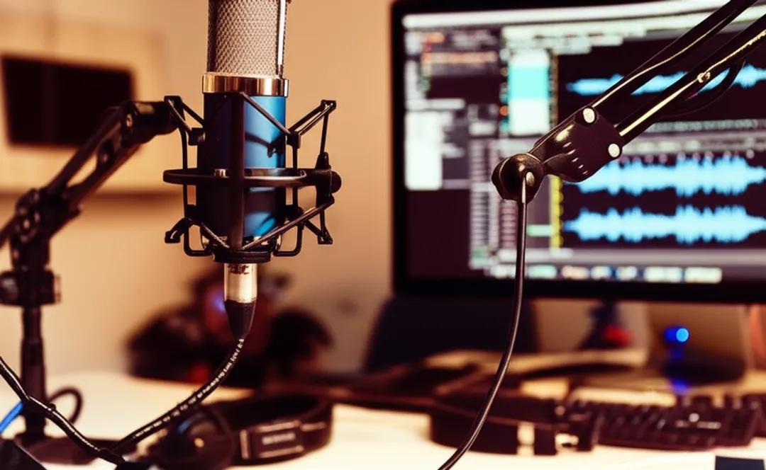 Voiceover recording and production in home studio