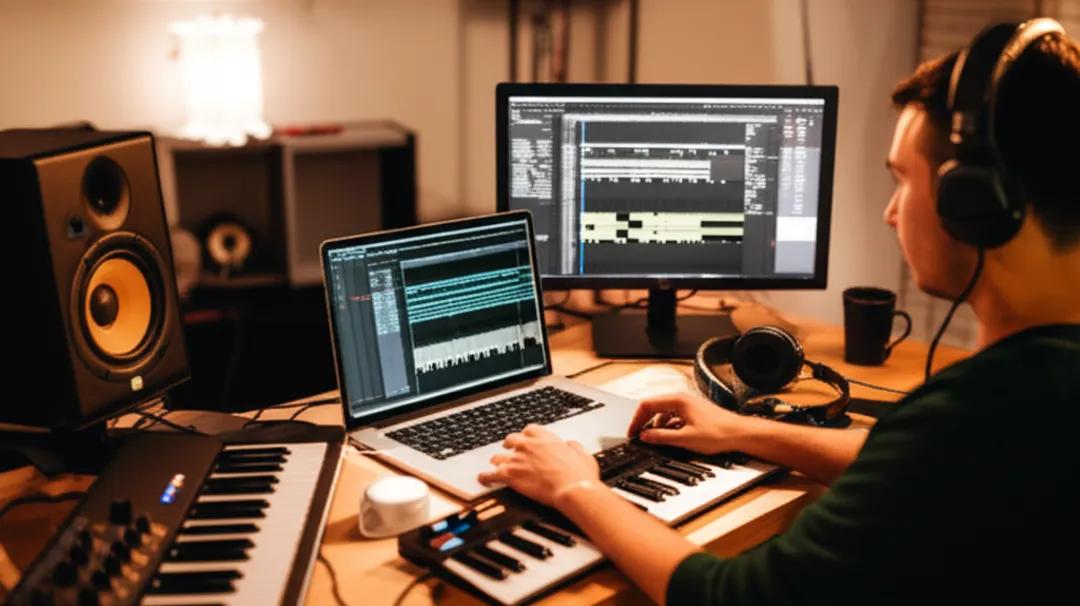 Jingles and commercial music production in home studio
