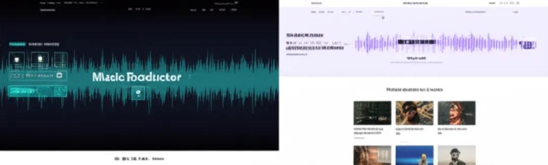 Professional music producer portfolio website examples