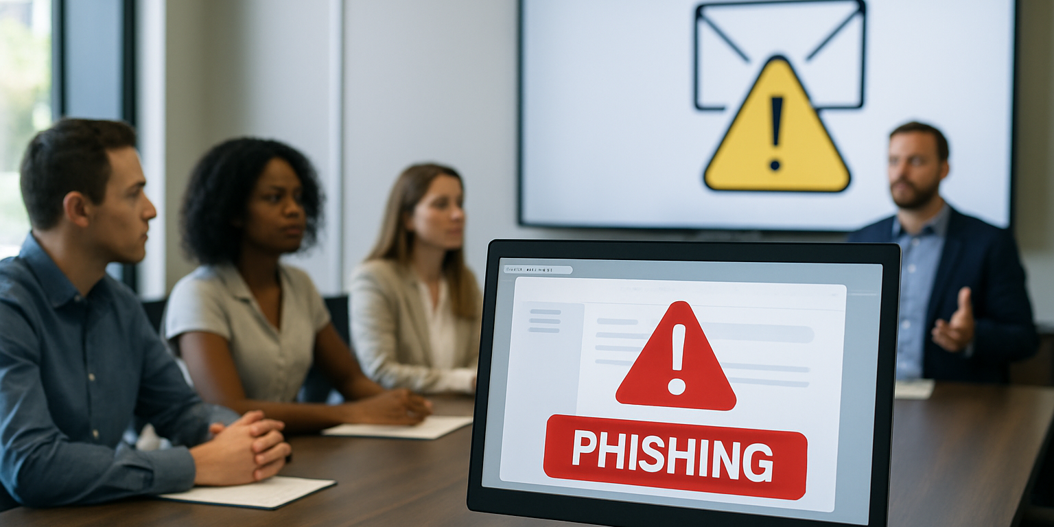 Image de couverture pour l'article: Phishing en entreprise : comment sensibiliser vos équipes efficacement en 2025