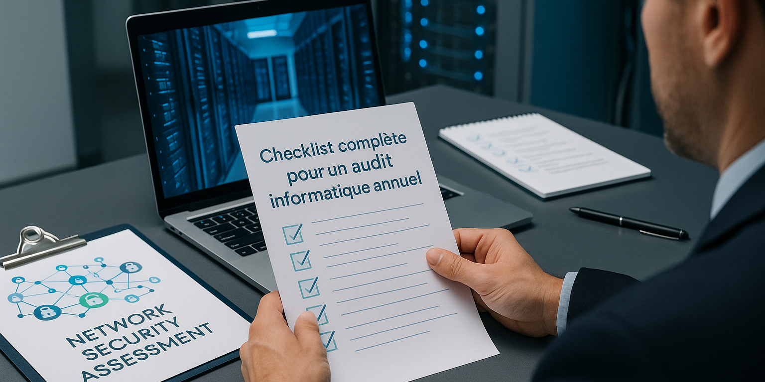 Image de couverture pour l'article: Checklist complète pour un audit informatique annuel en entreprise 2025