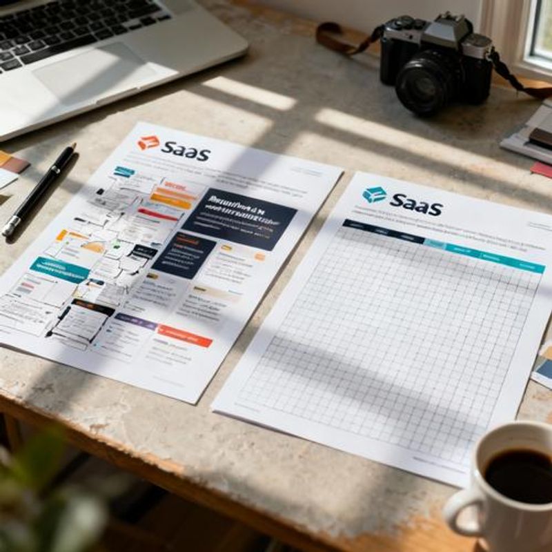 Before and after comparison showing poor vs. professional SaaS mockup presentation