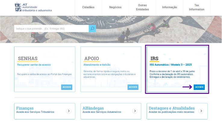 Portal das Finanças
