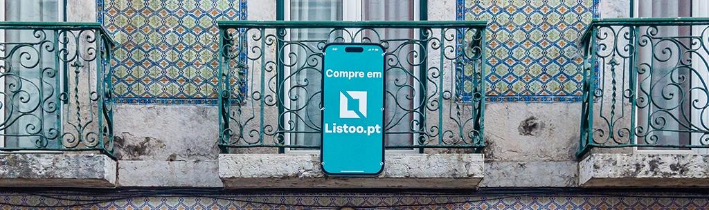 Placa imobiliária Listoo.pt