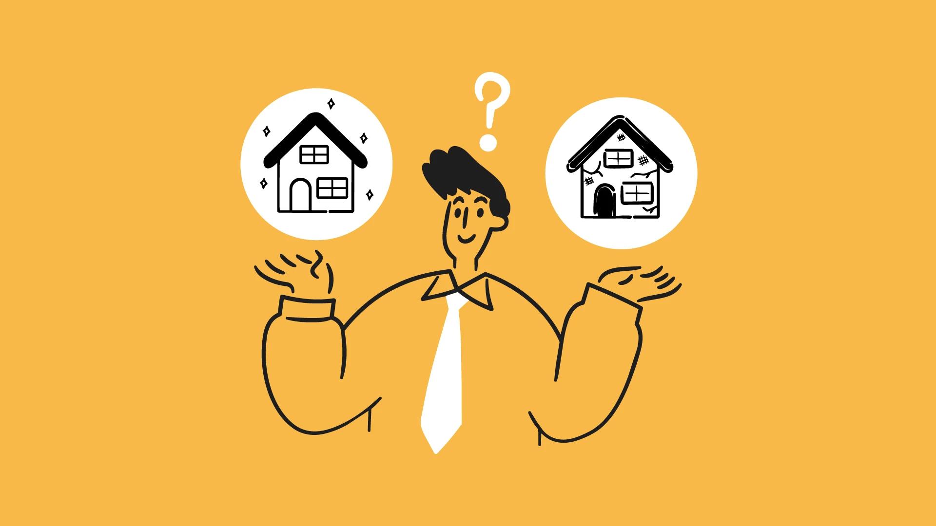 Vender a casa remodelada ou por remodelar