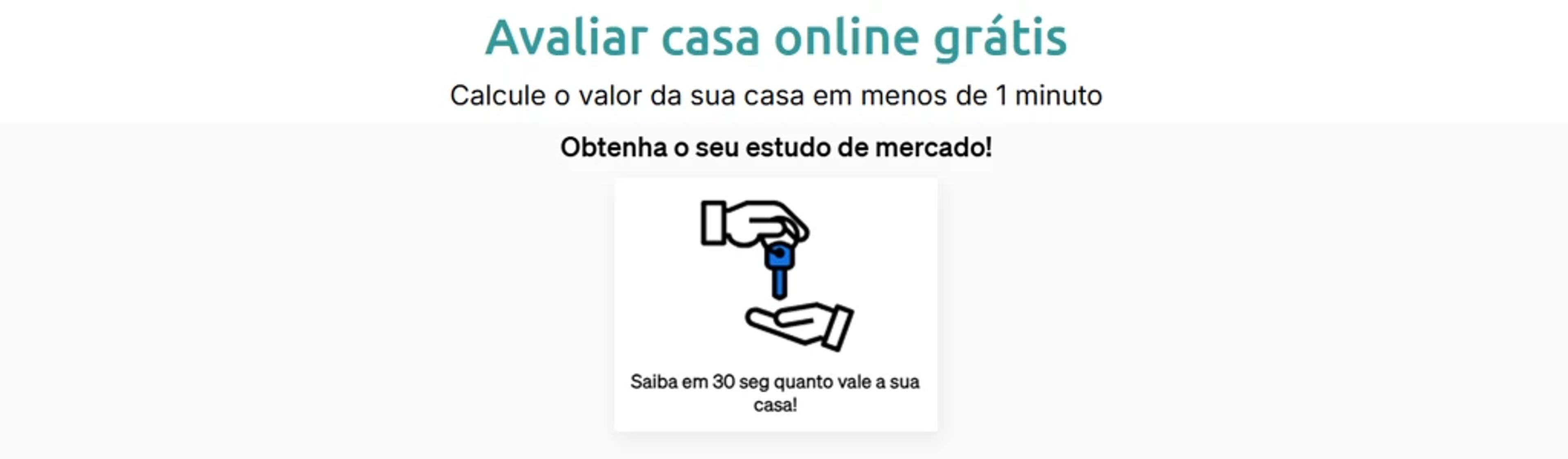 simulador para saber quanto vale a sua casa