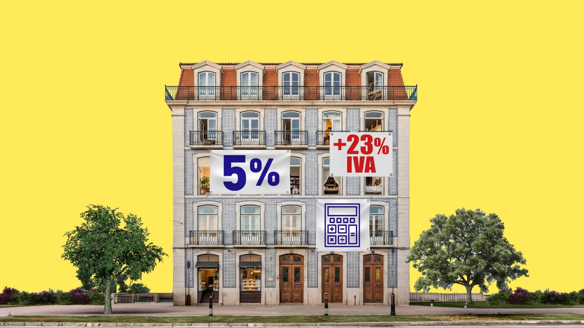 Como calcular a comissão imobiliária com o IVA?