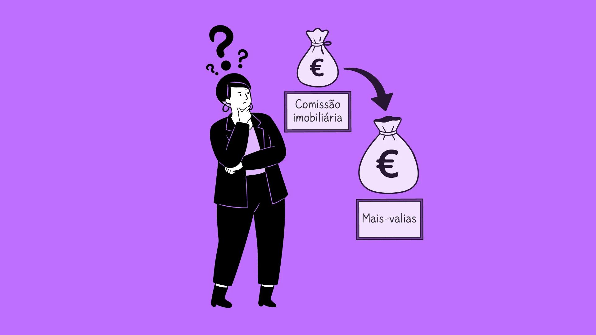Comissão da imobiliária pode ser recuperada nas mais-valias?